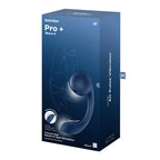 Satisfyer Pro+ Wave 4 - Blue USB Rechargeable Vibrator with Air Pulse Stimulation and App Control - Hush Store Sydney 