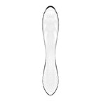 Satisfyer Dazzling Crystal 1 - Clear - Clear Glass Double Ended Dildo