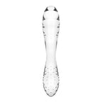 Satisfyer Dazzling Crystal 1 - Clear - Clear Glass Double Ended Dildo