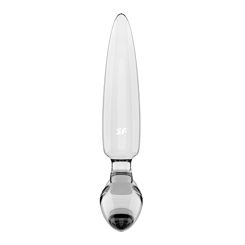 Satisfyer Triple Crystal 1 - Clear - Clear Glass 3-in-1 Butt Plug - Hush Store Sydney 