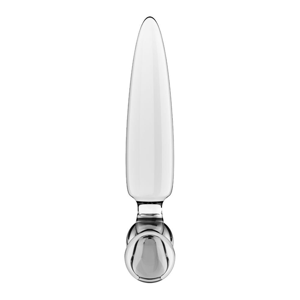 Satisfyer Triple Crystal 1 - Clear - Clear Glass 3-in-1 Butt Plug - Hush Store Sydney 