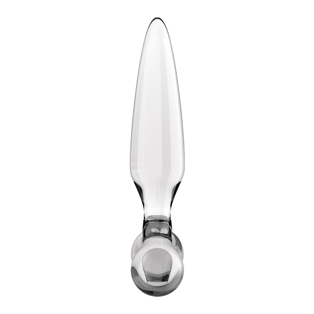 Satisfyer Triple Crystal 2 - Clear - Clear Glass 3-in-1 Butt Plug - Hush Store Sydney 