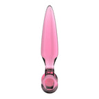 Satisfyer Triple Crystal 2 - Pink - Pink Glass 3-in-1 Butt Plug - Hush Store Sydney 