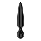 Satisfyer Triple Crystal 1 - Black - Black Glass 3-in-1 Butt Plug - Hush Store Sydney 