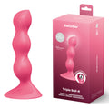 Satisfyer Triple Ball-R - Red - Red Beaded Anal Plug - Hush Store Sydney 