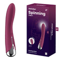 Satisfyer Spinning Vibe 1 - Red - Red 17.8 cm USB Rechargeable Rotating Vibrator - Hush Store Sydney 