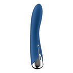 Satisfyer Spinning Vibe 1 - Blue - Blue 17.8 cm USB Rechargeable Rotating Vibrator