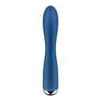 Satisfyer Spinning Rabbit 1 - Blue - Blue 20 cm USB Rechargeable Rotating Rabbit Vibrator - Hush Store Sydney 