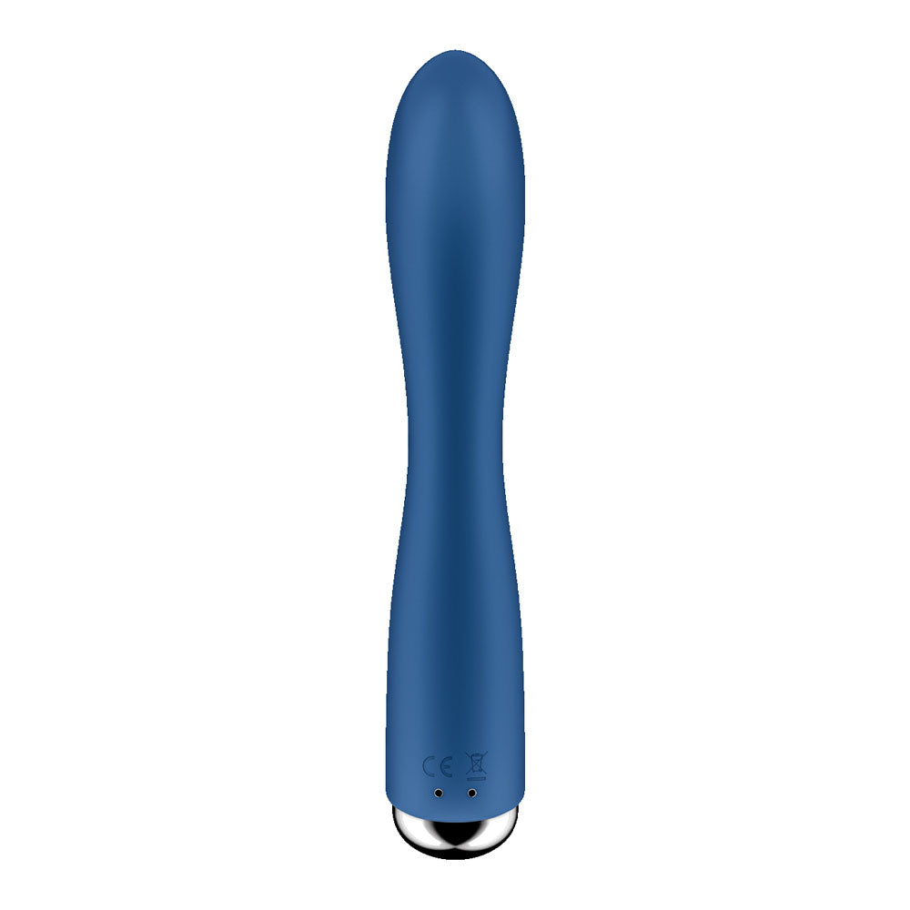 Satisfyer Spinning Rabbit 1 - Blue - Blue 20 cm USB Rechargeable Rotating Rabbit Vibrator - Hush Store Sydney 