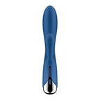 Satisfyer Spinning Rabbit 1 - Blue - Blue 20 cm USB Rechargeable Rotating Rabbit Vibrator - Hush Store Sydney 