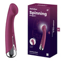 Satisfyer Spinning G-Spot 1 - Red - Red 16.5 cm USB Rechargeable Rotating Vibrator - Hush Store Sydney 