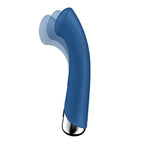 Satisfyer Spinning G-Spot 1 - Blue - Blue 16.5 cm USB Rechargeable Rotating Vibrator