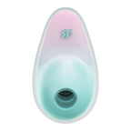 Satisfyer Pixie Dust - Mint/Pink - Mint/Pink USB Rechargeable Vibrating Air Pulse Stimulator