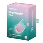 Satisfyer Mermaid Vibes - Mint/Pink - Mint/Pink USB Rechargeable Air Pulse Stimulator