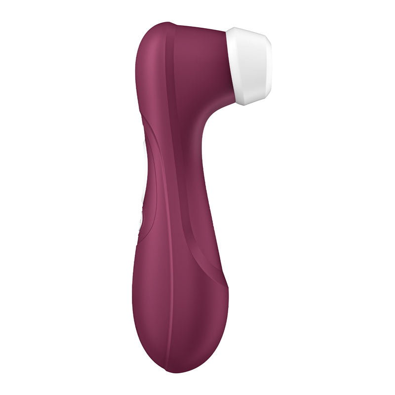 Satisfyer Pro 2 Generation 3 with App Control - Wine Red - Wine Red Touch-Free USB-Rechargeable Clitoral Stimulator - Hush Store Sydney 