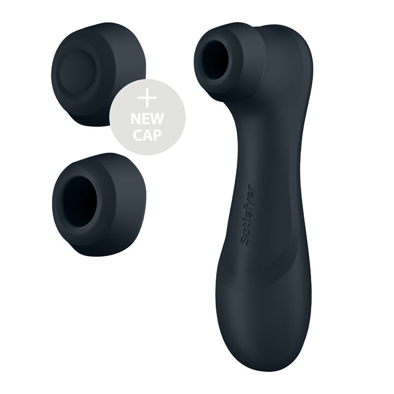 Satisfyer Pro 2 Generation 3 with App Control - Dark Grey - Dark Grey Touch-Free USB-Rechargeable Clitoral Stimulator - Hush Store Sydney 
