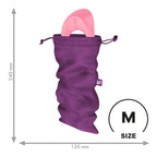 Satisfyer Treasure Bag Medium - Violet - Violet Medium Toy Storage Bag