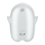 Satisfyer Glowing Ghost - White - Glow in Dark White USB Rechargeable Air Pulse Stimulator