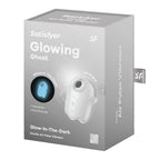 Satisfyer Glowing Ghost - White - Glow in Dark White USB Rechargeable Air Pulse Stimulator