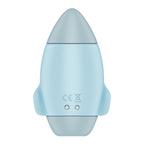 Satisfyer Mission Control - Blue - Blue USB Rechargeable Vibrating Air Pulse Stimulator