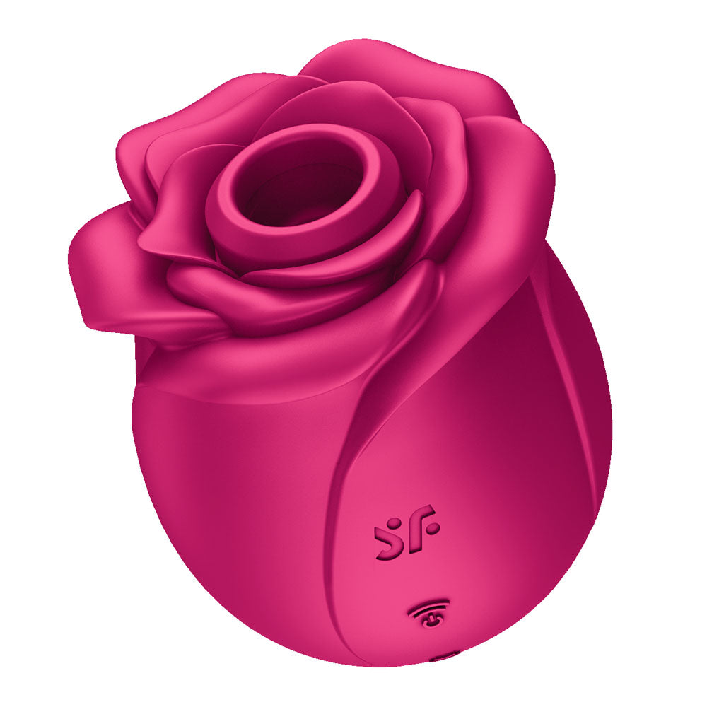 Satisfyer Pro 2 Classic Blossom - Red USB Rechargeable Air Pulse Rose Stimulator - Hush Store Sydney 