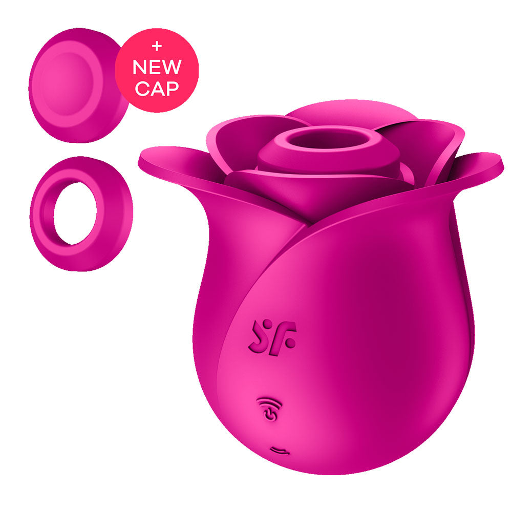 Satisfyer Pro 2 Modern Blossom - Modern Pink USB Rechargeable Air Pulse Rose Stimulator - Hush Store Sydney 