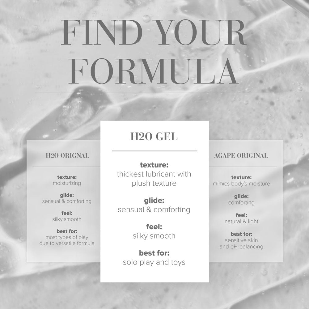 JO H2O Gel Original Lube - 120 mL - Thick Water Based Lubricant - 120 ml Tube - Hush Store Sydney 