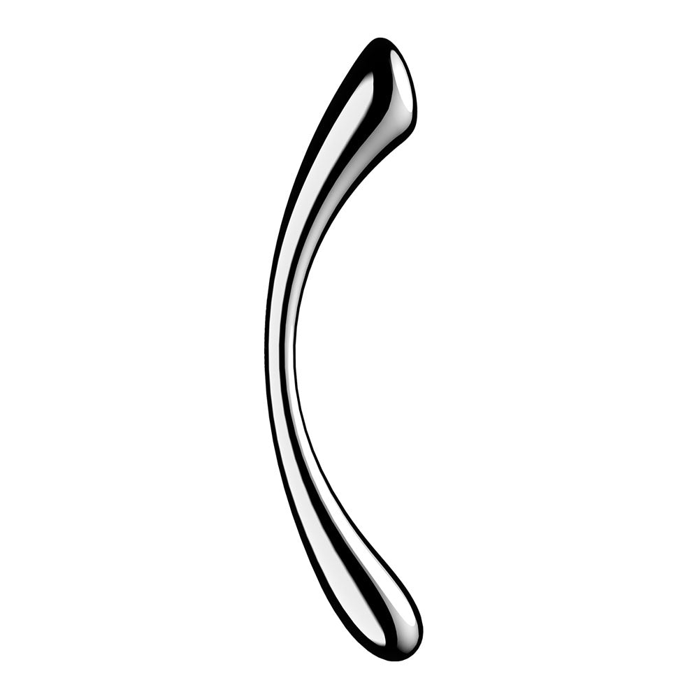 Satisfyer Cosmic Crest 1 - Chrome Steel 24 cm Dildo - Hush Store Sydney 