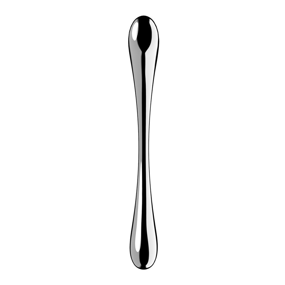 Satisfyer Cosmic Crest 1 - Chrome Steel 24 cm Dildo - Hush Store Sydney 