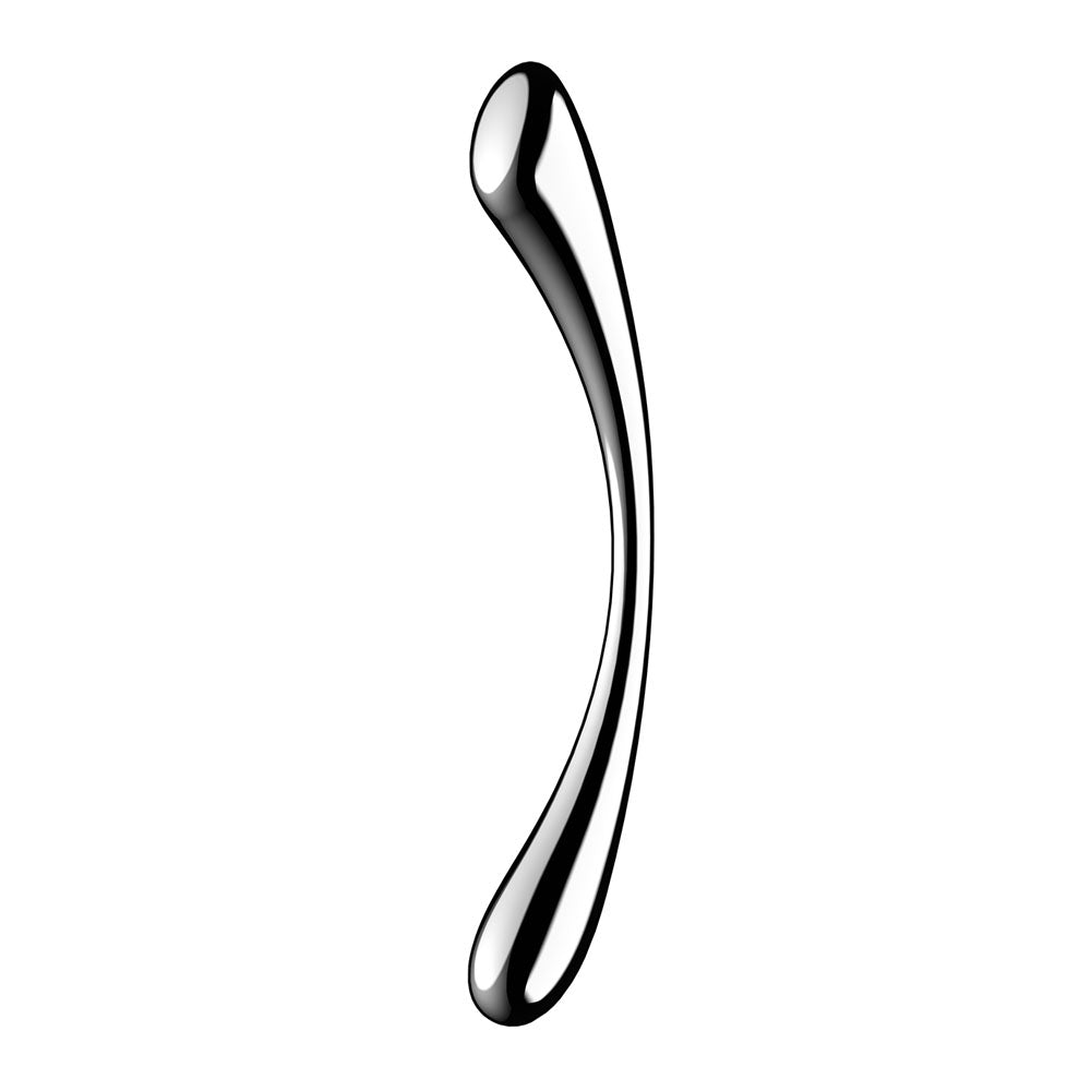 Satisfyer Cosmic Crest 1 - Chrome Steel 24 cm Dildo - Hush Store Sydney 