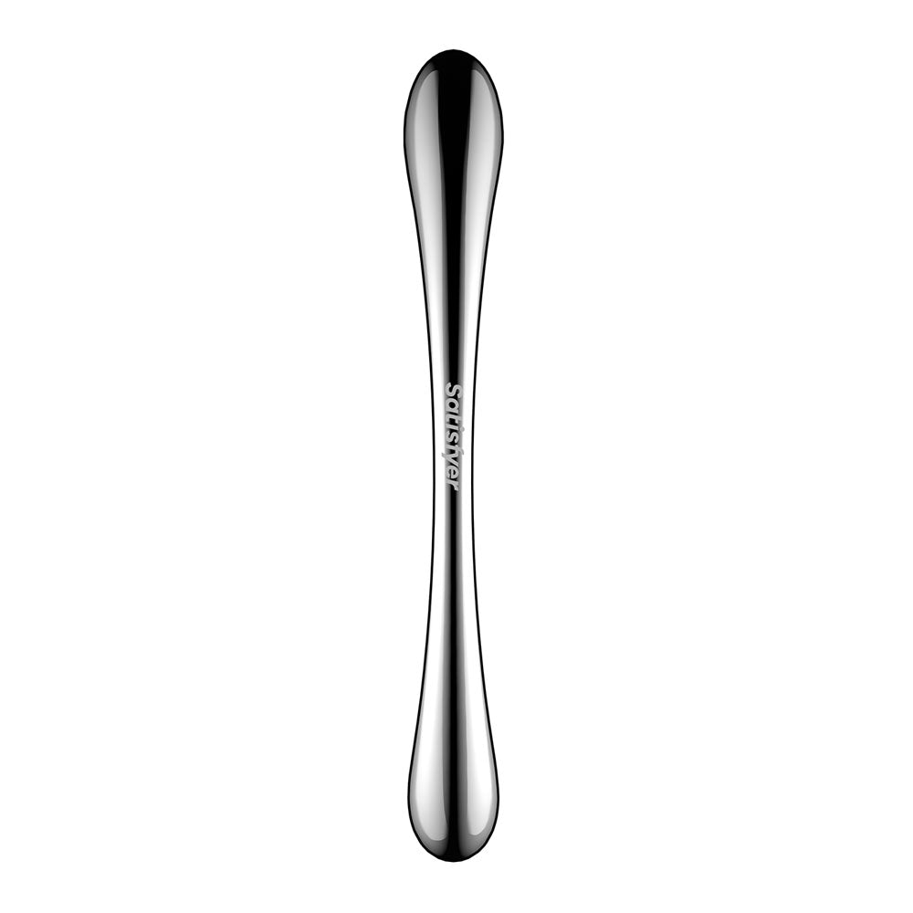 Satisfyer Cosmic Crest 1 - Chrome Steel 24 cm Dildo - Hush Store Sydney 