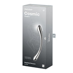 Satisfyer Cosmic Crest 1 - Chrome Steel 24 cm Dildo - Hush Store Sydney 