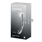 Satisfyer Cosmic Crest 2 - Chrome Steel 20.5 cm Dildo