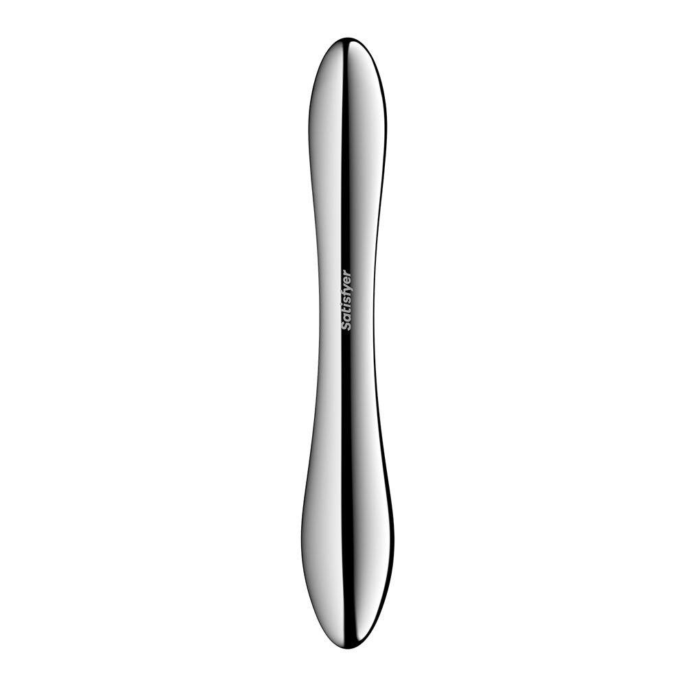 Satisfyer Pure Gravity 1 - Chrome Steel 22 cm Dildo