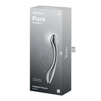 Satisfyer Pure Gravity 1 - Chrome Steel 22 cm Dildo