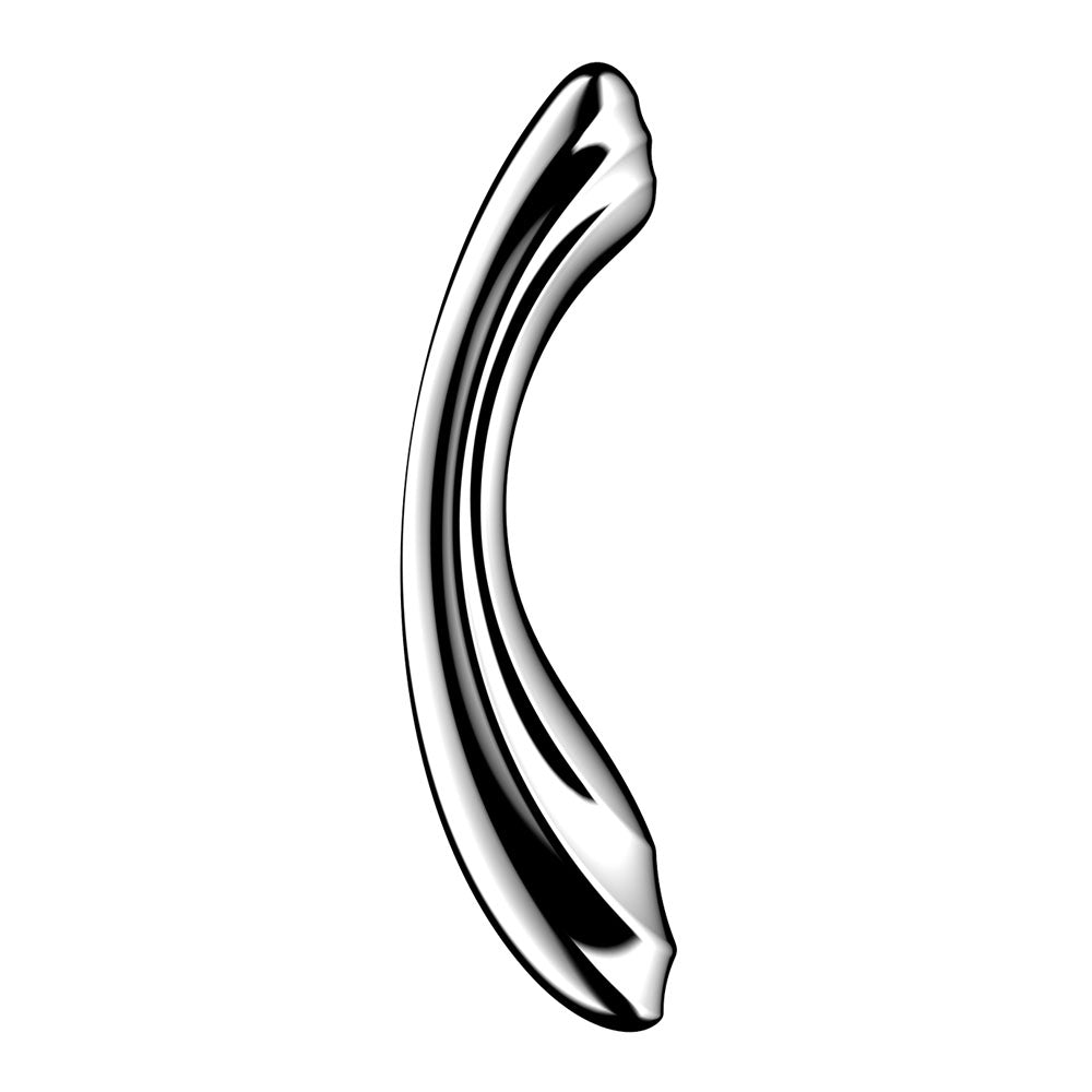 Satisfyer Pure Gravity 2 - Chrome Steel 21 cm Dildo