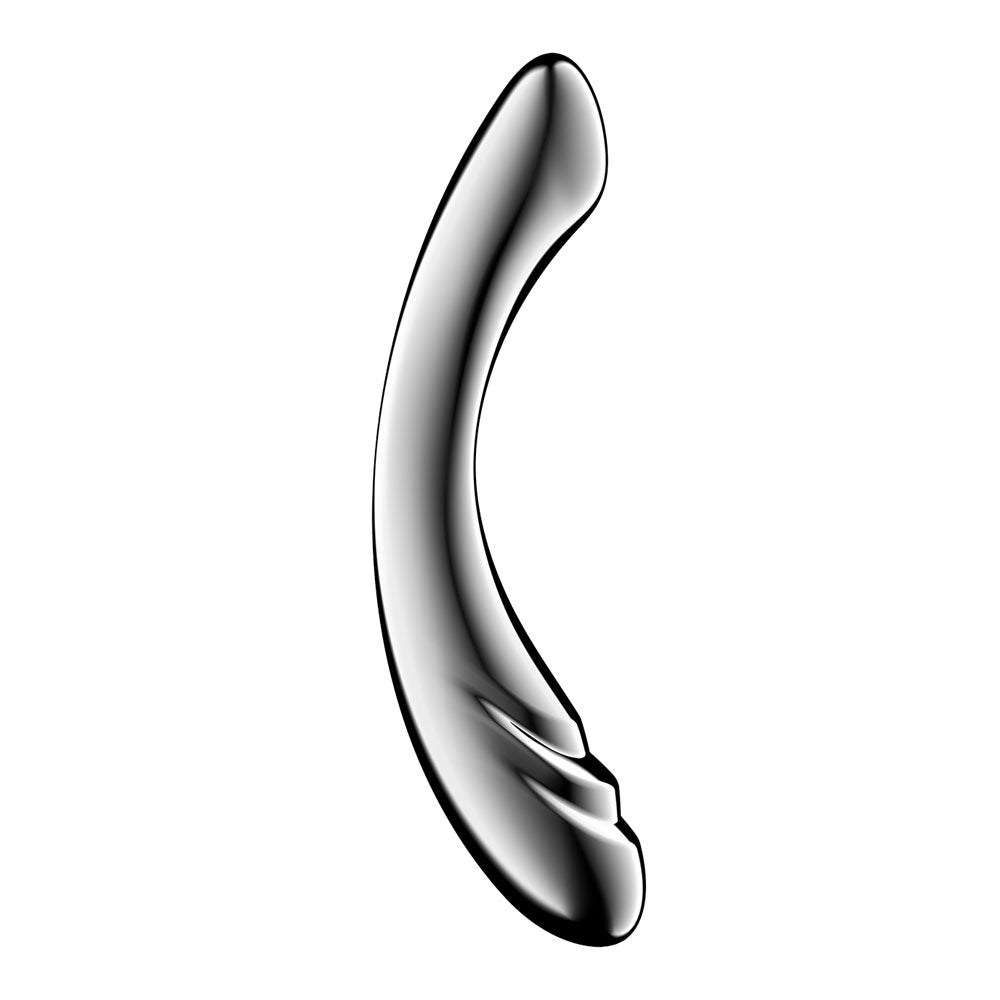 Satisfyer Pure Gravity 3 - Chrome Steel 21 cm Dildo
