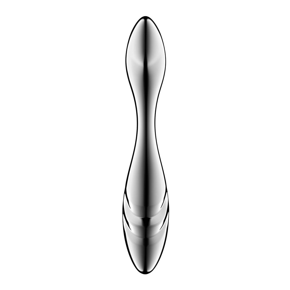Satisfyer Pure Gravity 3 - Chrome Steel 21 cm Dildo