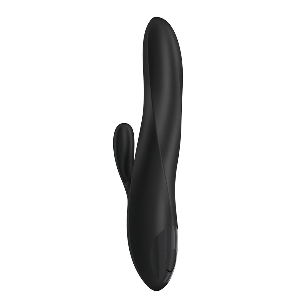 Satisfyer Heat Flex 3 - Black 23 cm USB-C Rechargeable Warming and Rotating Rabbit Vibrator
