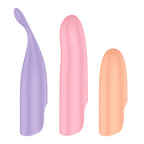 Satisfyer Playful Four - USB Rechargeable Vibrator with 4 Interchangeable