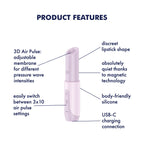 Satisfyer Secret Kiss - Lilac USB Rechargeable Air Pulse Stimulator