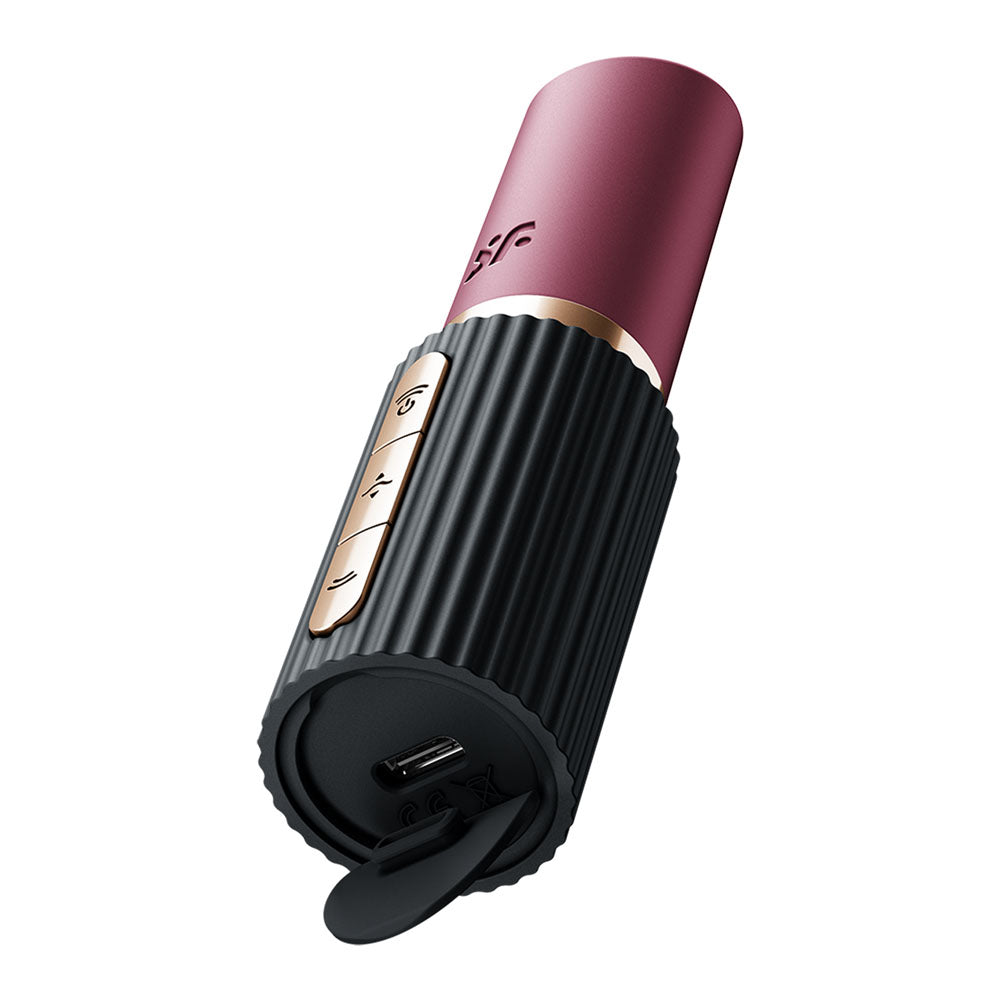 Satisfyer Pro 2 Kiss - Red/Black USB Rechargeable Air Pulse Stimulator - Hush Store Sydney 