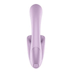 Satisfyer Tongue Expert - Violet 18 cm USB Rechargeable Vibrator with Flicking Clit Stimulator - Hush Store Sydney 