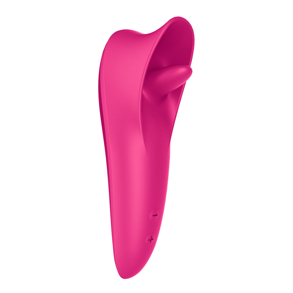 Satisfyer Tongue Master - Pink 14.4 cm USB Rechargeable Flicking Clitoral Stimulator - Hush Store Sydney 