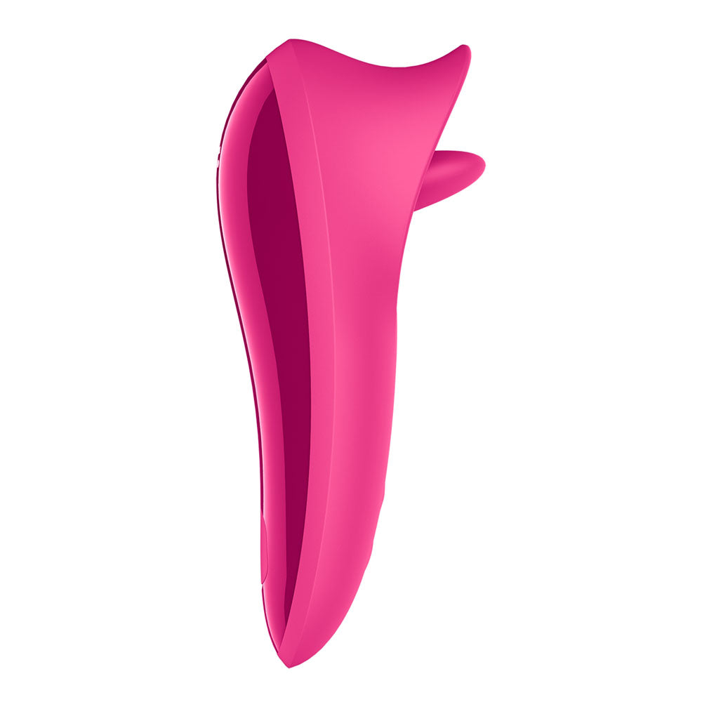 Satisfyer Tongue Master - Pink 14.4 cm USB Rechargeable Flicking Clitoral Stimulator - Hush Store Sydney 