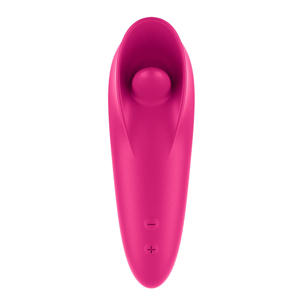 Satisfyer Tongue Master - Pink 14.4 cm USB Rechargeable Flicking Clitoral Stimulator - Hush Store Sydney 