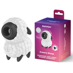 Satisfyer Dreamy Sheep - White/Black USB Rechargeable Vibrating Air Pulse Stimulator - Hush Store Sydney 