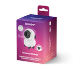 Satisfyer Dreamy Sheep - White/Black USB Rechargeable Vibrating Air Pulse Stimulator - Hush Store Sydney 