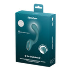 Satisfyer G For Goddess 2 - Bottle Green - Bottle Green 18.8 cm USB Rechargeable Vibrator with Clit Stim