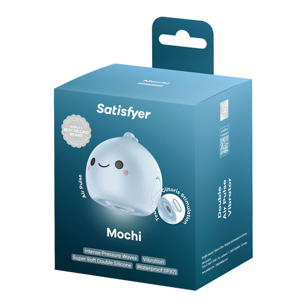 Satisfyer Mochi - Frost Blue - Frost Blue USB Rechargeable Air Pulse Stimulator